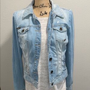 Guess Premium Vintage Light Blue Jean Jacket
